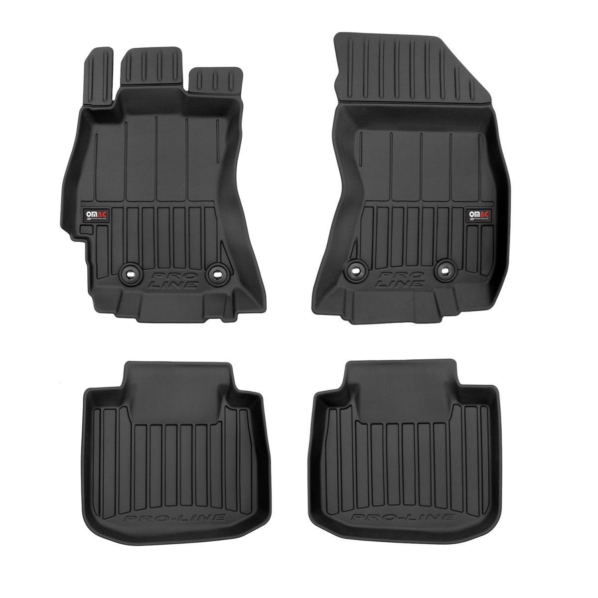 Subaru Outback Floor Mat - Omac - Proline Premium TPE - Black - '15-'19 Subaru Outback Floor Mat - Omac - Proline Premium TPE - Black - '15-'19